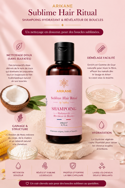 Shampoing Hydratant et révélateur de boucle