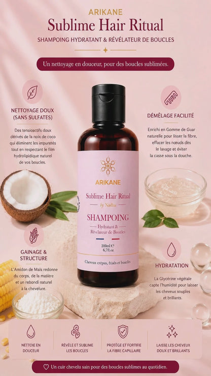 Shampoing Hydratant et révélateur de boucle